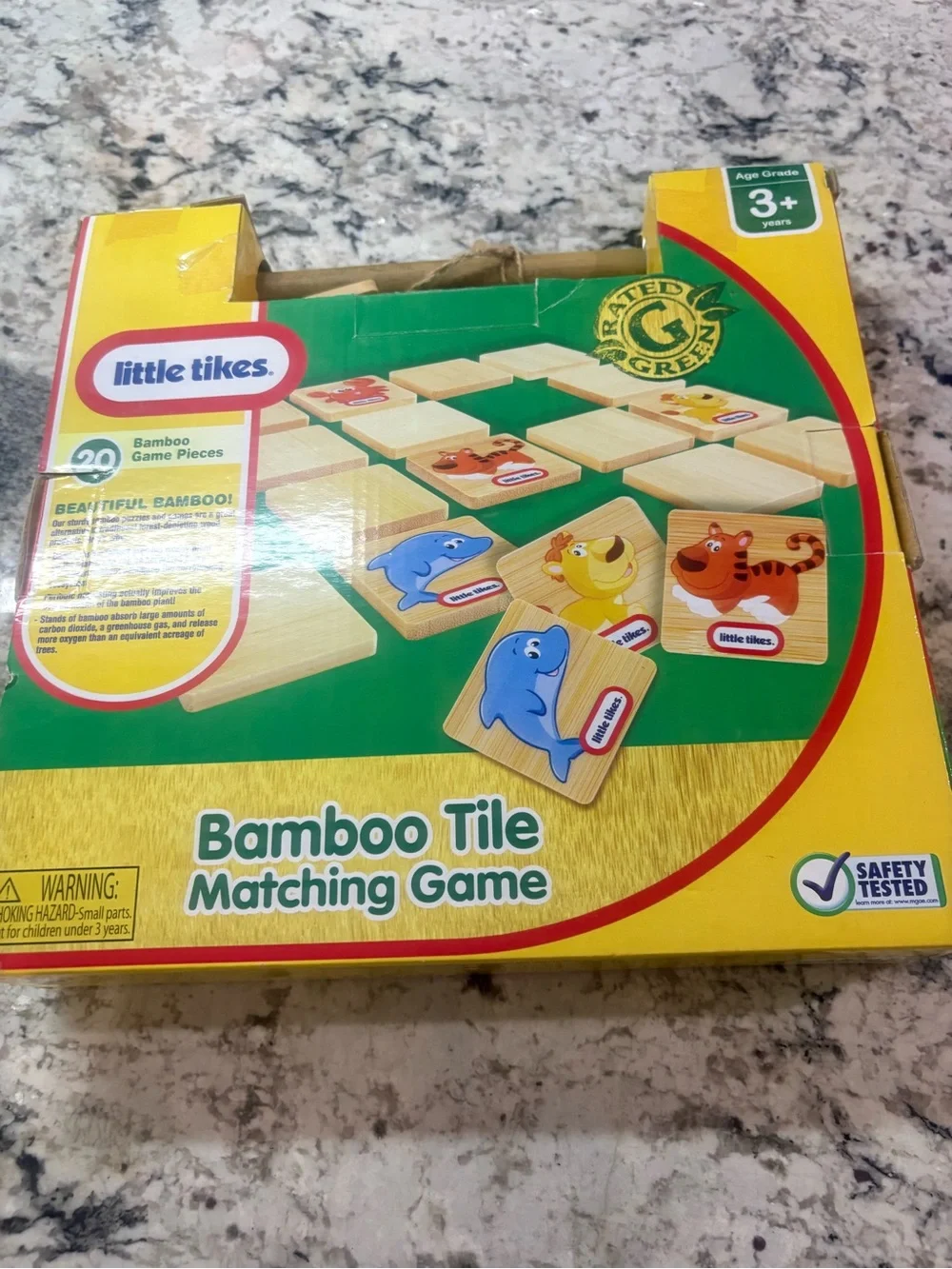 Little Tikes Bamboo Tile Matching Game - Yellow